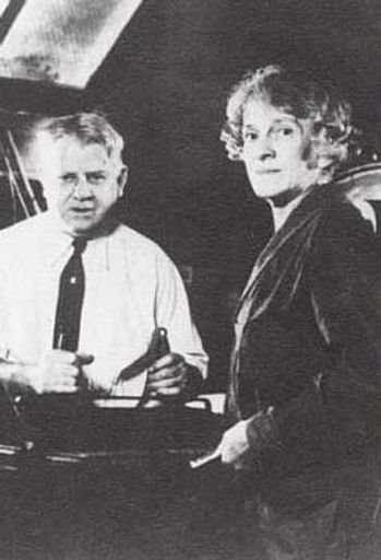 Portrait of Bertha Goudy and Frederic Goudy