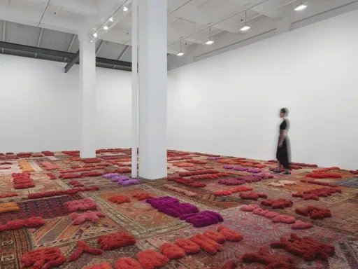 Portruding Patterns by Lin Tianmiao
