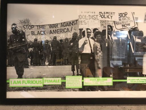 Protest march announcement in Los Angeles