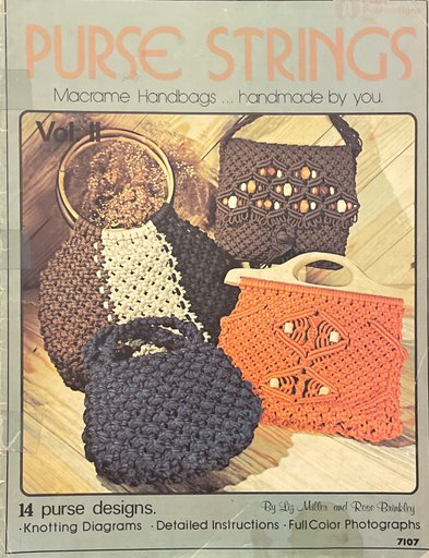 Purse Strings Macrame Handbags Booklet