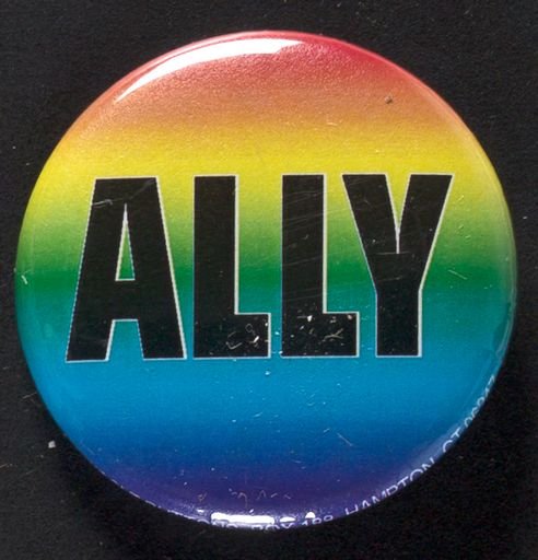 Queer Ally Button