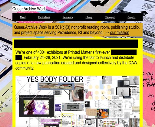 Queer. Archive. Work