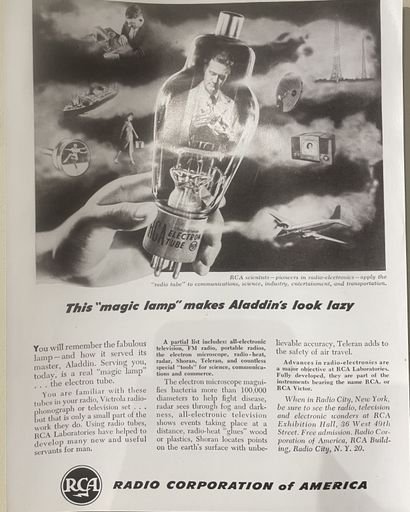 Radio Corporation of America Advertisement For Radio Tubes