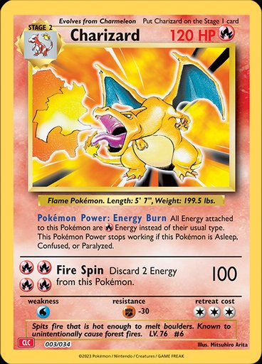 Rare Pokemon Charizard Trading Card