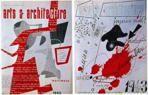 Ray Eames' Arts and Architecture covers