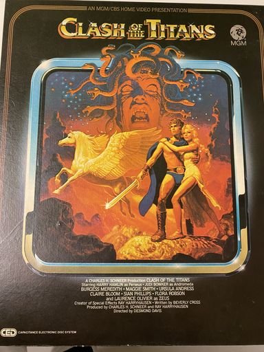 RCA Video Disc for Clash of Titans (1981)