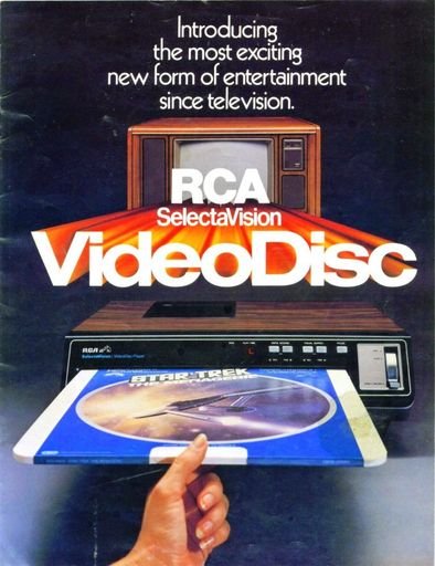 RCA Videodisc Advertisement Poster