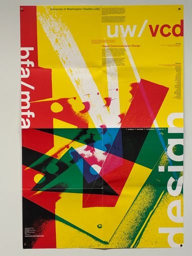 Recruitment materials for the University of Washington Visual Communication Design Program