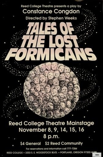 Reed College Theatre Flyer