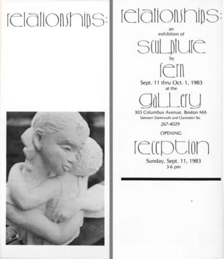 Relationships Exhibition Pamphlet