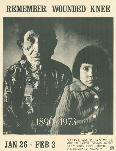 Remember Wounded Knee poster