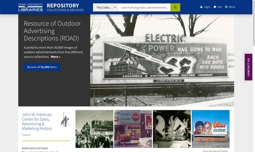 Resource of Outdoor Advertising Descriptions (ROAD)
