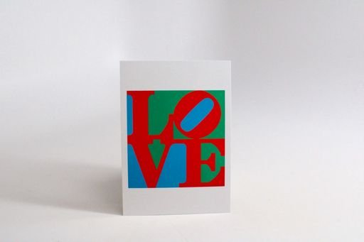 Robert Indiana LOVE Postcard 