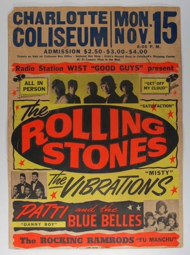Rolling Stone Concert Poster