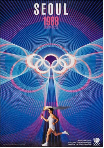 Seoul 1988 Olympics poster