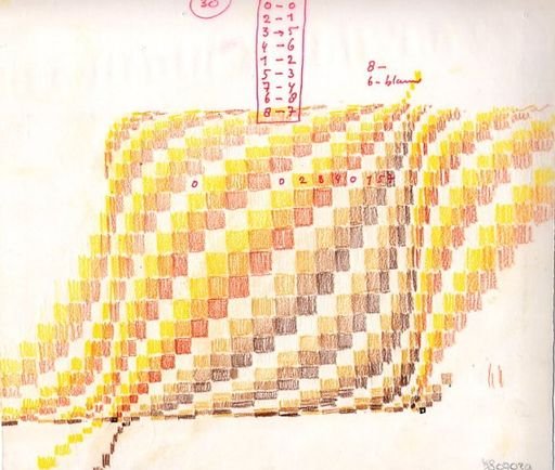 Sketch of “Heuga, Jaarverslag 1977 annual report, Van Heugten BV” annual report