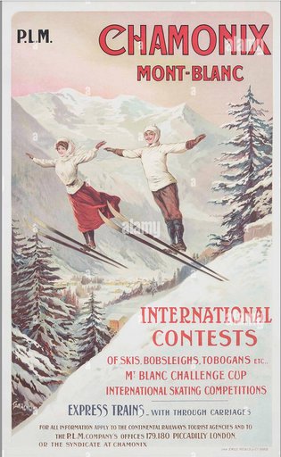 Ski Jump Contest Advertisement