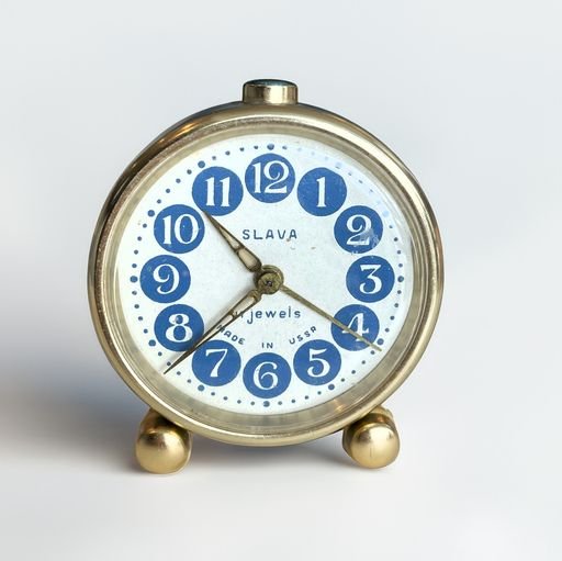 SLAVA Mechanical Alarm Clock 