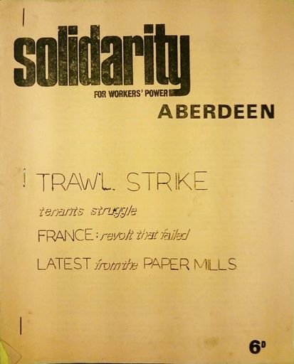 Solidarity for workers' power Aberdeen