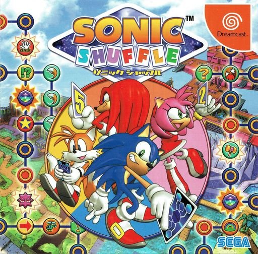 Sonic Shuffle Front Cover (Japan)
