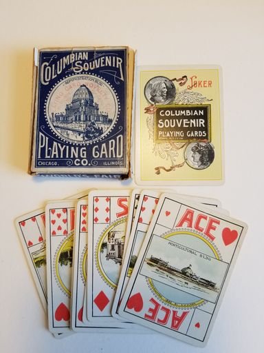 Souvenir Playing Cards from the World's Columbian Exposition of 1893, Chicago, IL