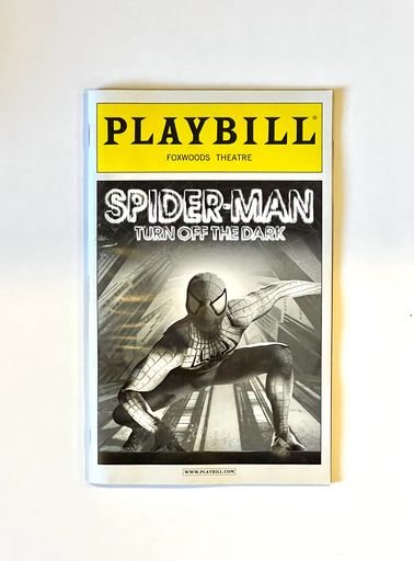 Spider-Man: Turn Off the Dark Playbill