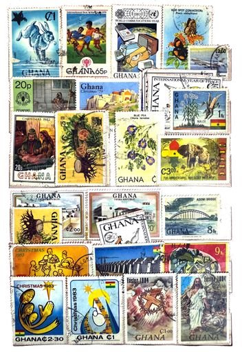 Stamps from Ghana