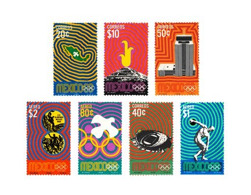 Stamps Olympics 1968