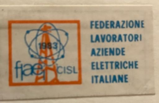 Sticker Federazione Lavoratori Aziende Elettriche Italiane
