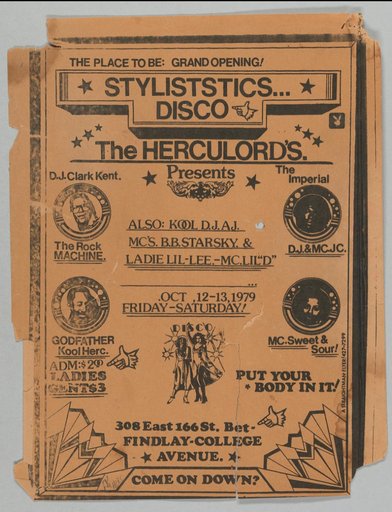 Styliststics Disco event flyer