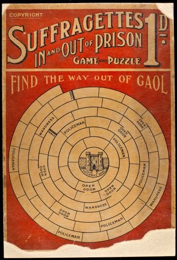Suffragettes In and Out of Prison Game and Puzzle