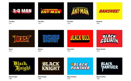 Superhero Lettering website