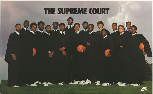 Supreme Court Nike Poster