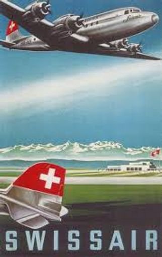 Swiss Airline Poster