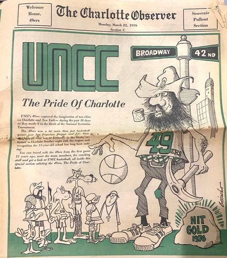 The Charlotte Observer UNCC illustration