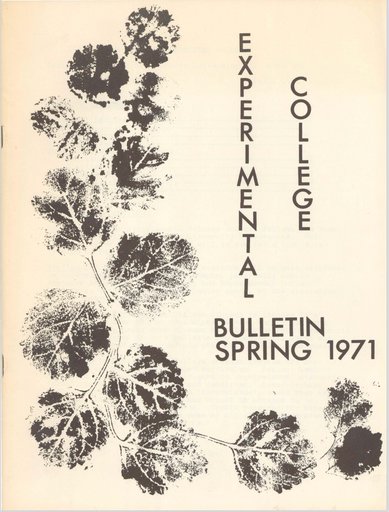 The Experimental College Fall 1971