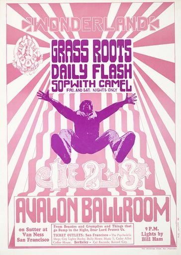 “The Grass Roots, The Daily Flash, The Sopwith Camel, Bill Ham” Poster