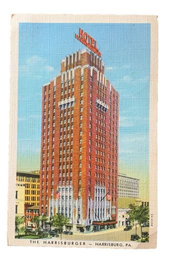 The Harrisburger Hotel Postcard