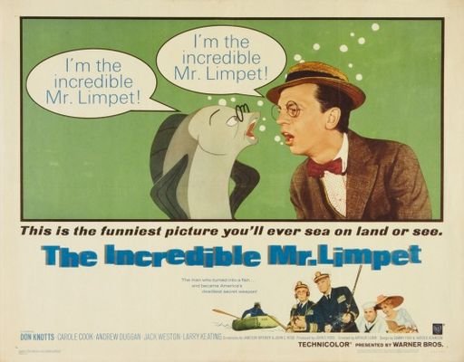 The Incredible Mr. Limpet (1964) movie poster