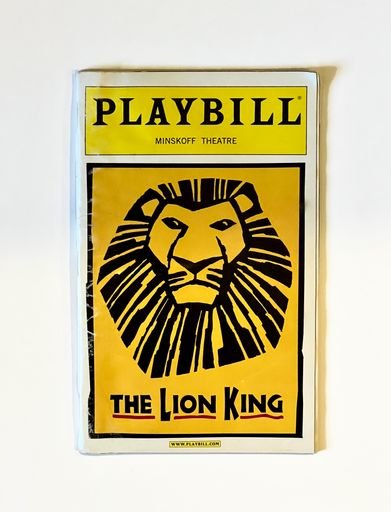 "The Lion King" Playbill