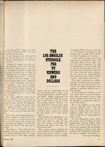 “The Los Angeles Struggle for TV Viewers and Dollars”