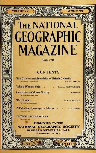 The National Geographic Magazine Cover