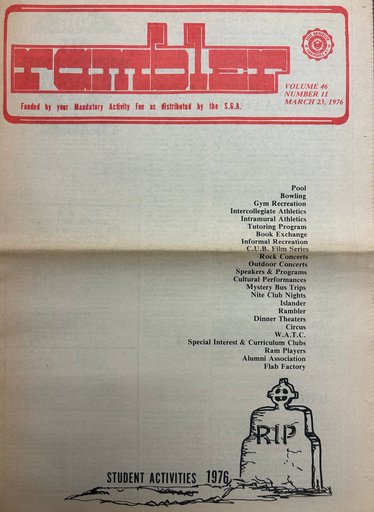 The Rambler (Vol.46, No.11, 1976)