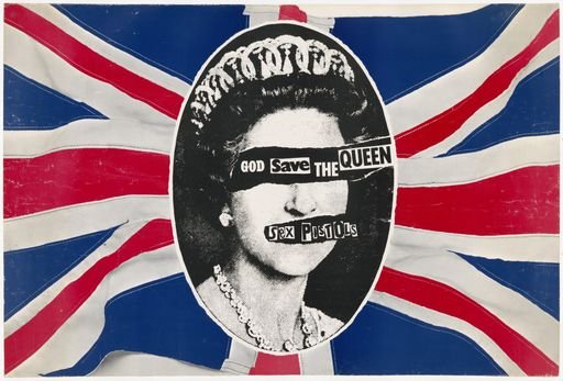The Sex Pistols' God Save the Queen poster
