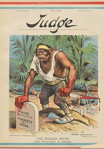 The Spanish brute adds mutilation to murder: Propaganda in the Spanish American War