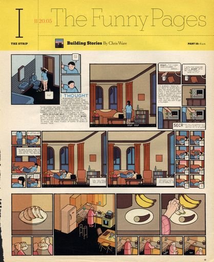 The Strip by Chris Ware, Part 10, New York Times Magazine, November 20, 2005