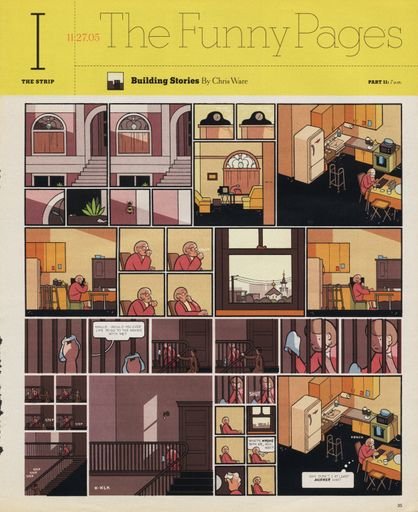 The Strip by Chris Ware, Part 11, New York Times Magazine, November 27, 2005