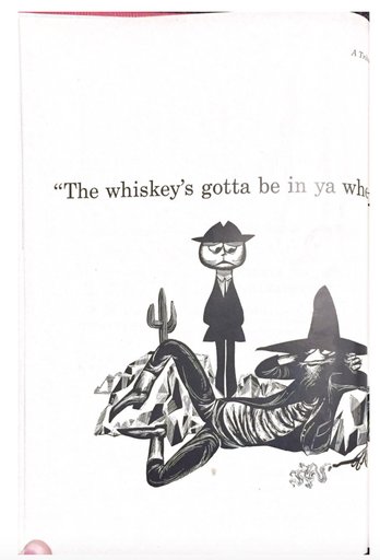 “The whiskey’s gotta be in ya when you’re bit”