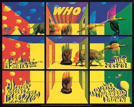 “The Who (with Fleetwood Mac)“ Poster