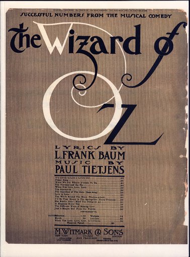 The Wizard of Oz sheet music